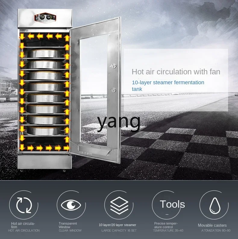 CX  commercial fermentation box cartoon bag steamed bread buns noodle machine cage wake-up box
