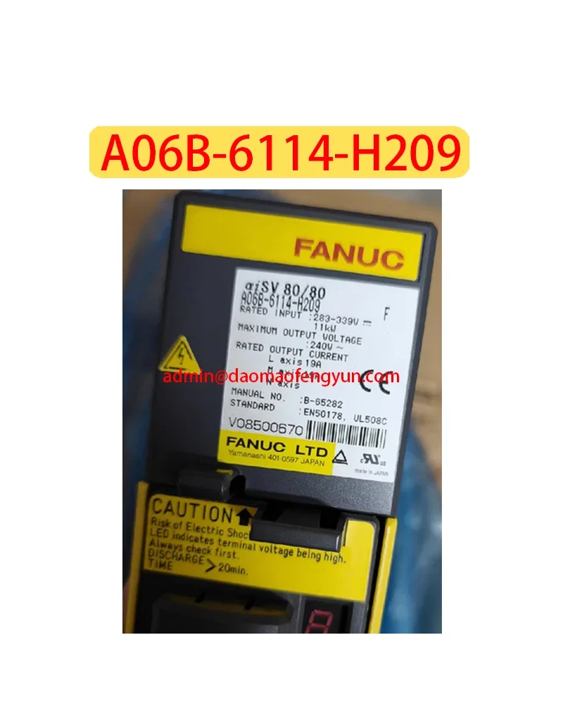 

A06B-6114-H209 Second hand Drive A06B 6114 H209，Fast shipping