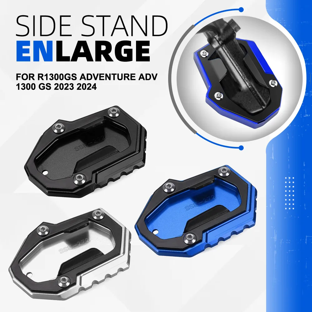 

R 1300 GS 2025 Enlarger Plate Pad For BMW R1300GS Adventure ADV R 1300 GS 2023 2024 Motorcycle Kickstand Side Stand Extension