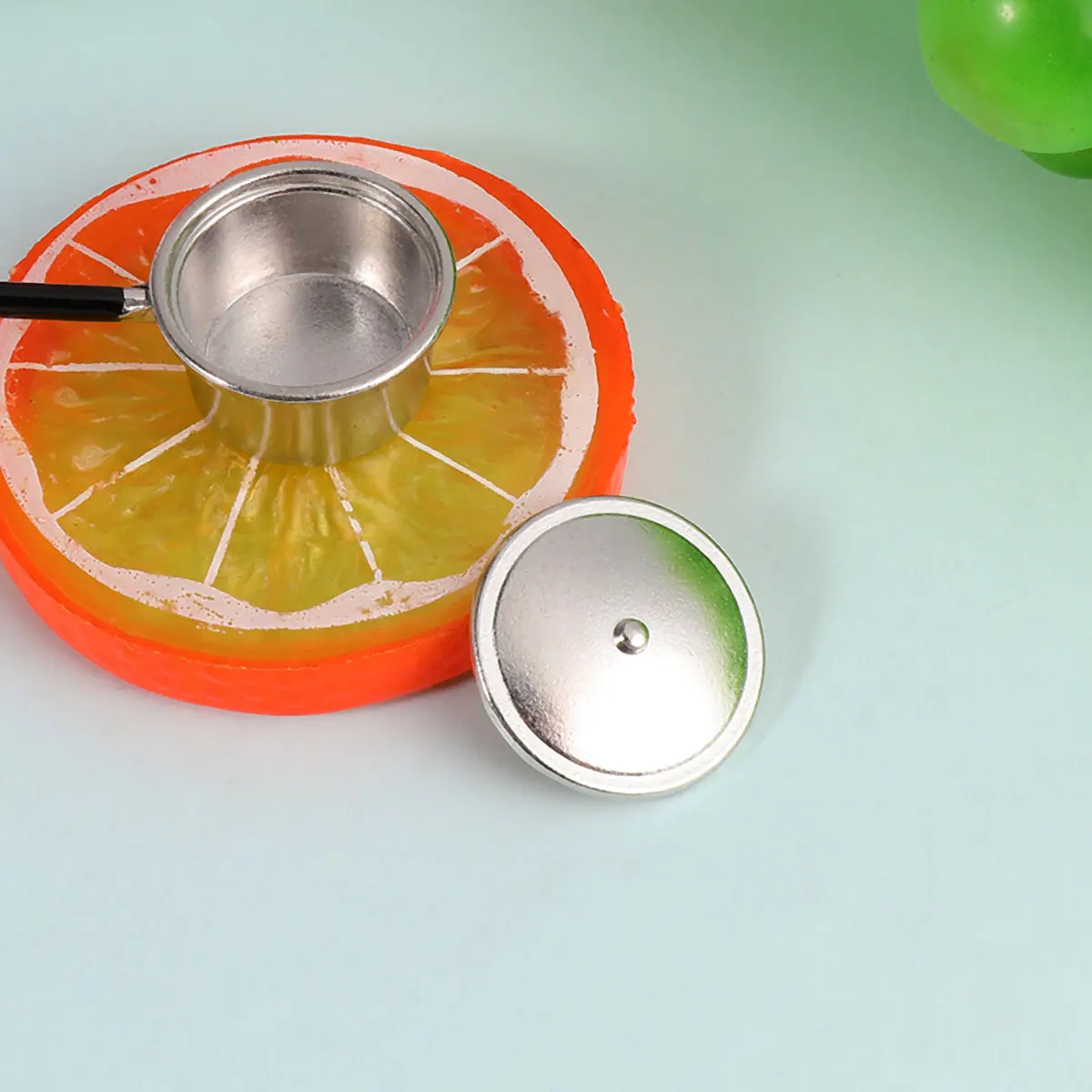 

1Set Mini Kitchenware Silver Metal Cookware Set Durable Eco Friendly Material Pretend Play Educational Fun Mini Kitchen Ware