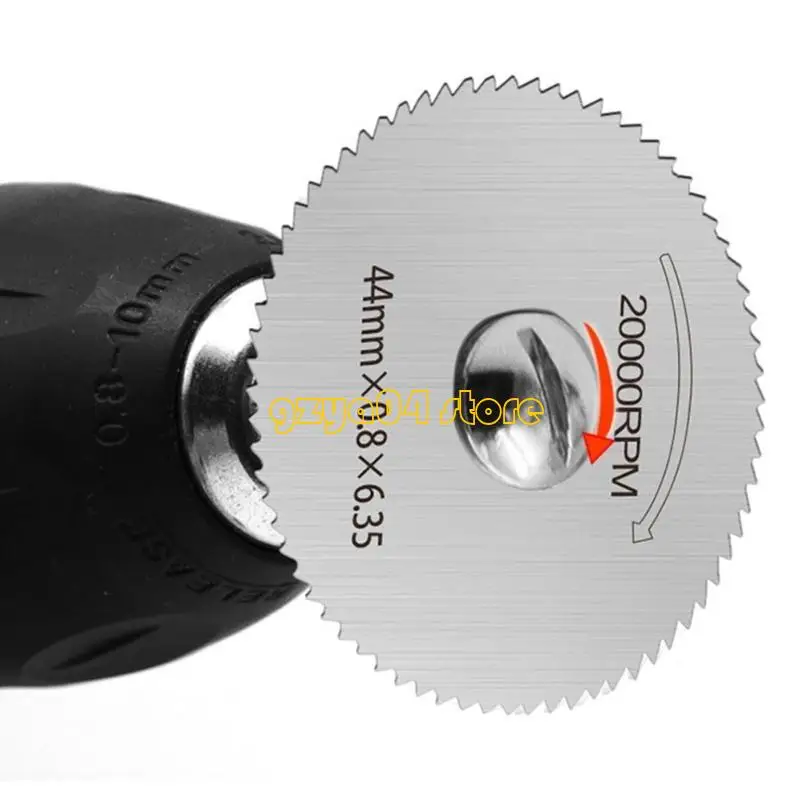 K3KD 6pcs HSS Ротационный круглый режущий диск подходит для бурового и деревообрабатывающего пластикового металлического DIY