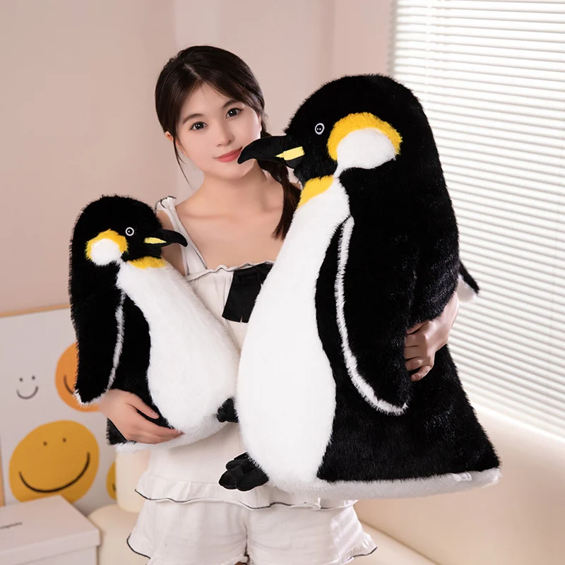 Kawaii huggable pinguim gordo pelúcia macio brinquedos bonitos, brinquedos de animais de pelúcia, boneca do bebê, brinquedo das crianças, presente de aniversário para crianças, meninas