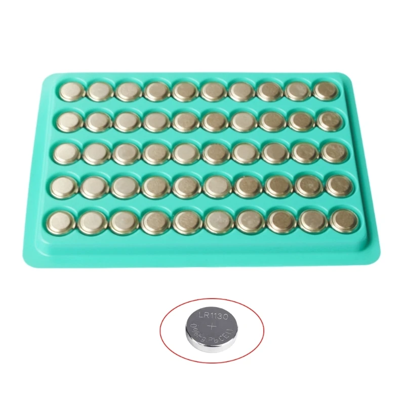 50/100Pcs LR1130 Button Cell AG10 Environmental Luminous Gifts Toy LR54 Clock Electronic 1.55V Zinc Manganese P9JD