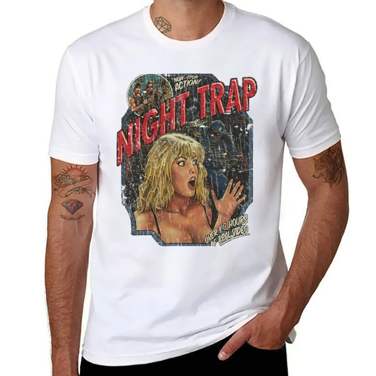 

Night Trap 1992 T-Shirt t shirts for man cotton funny anime t shirts for man T-Shirt