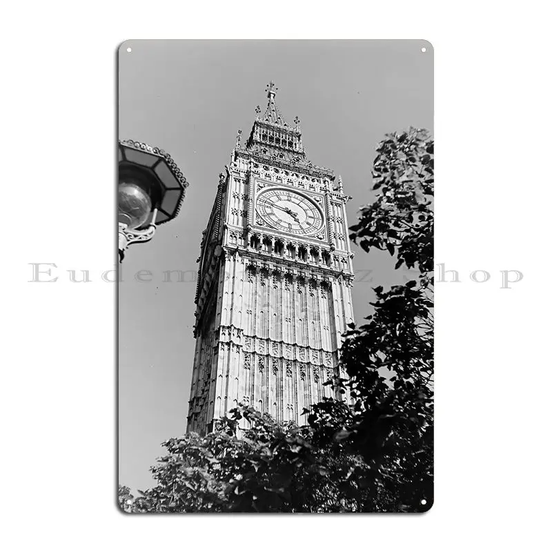 Westminster Palace Metal Plaque Poster Garage Designer Personalized Wall Mural Cinema Tin Sign Poster