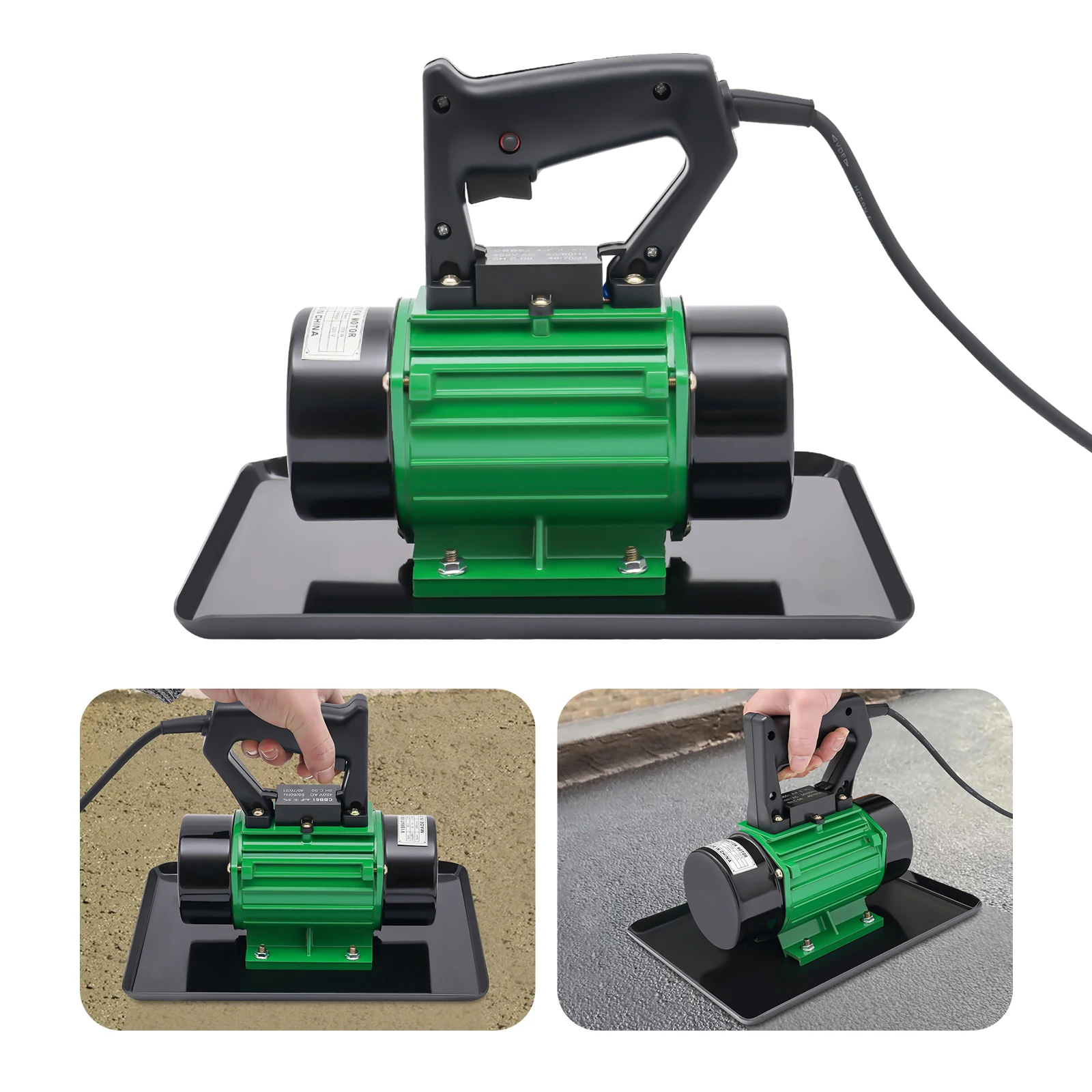 Handheld Table Motion Concrete Vibrator Machine, Cement Smoother, 220V Concrete Cement Plastering Machine