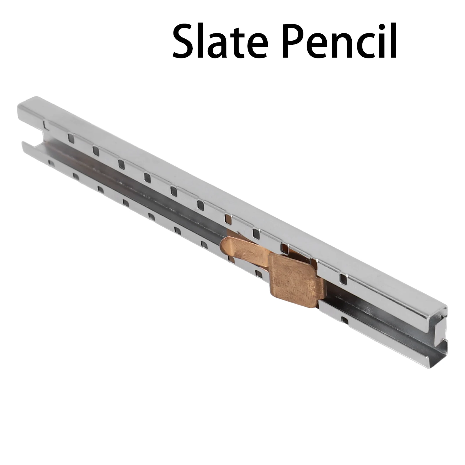 Brand New Soapstone Marker Slate Pencil Silver+White+Copper Slate/Metal 1 Pc For Machinery Manufacturing Metal Holder