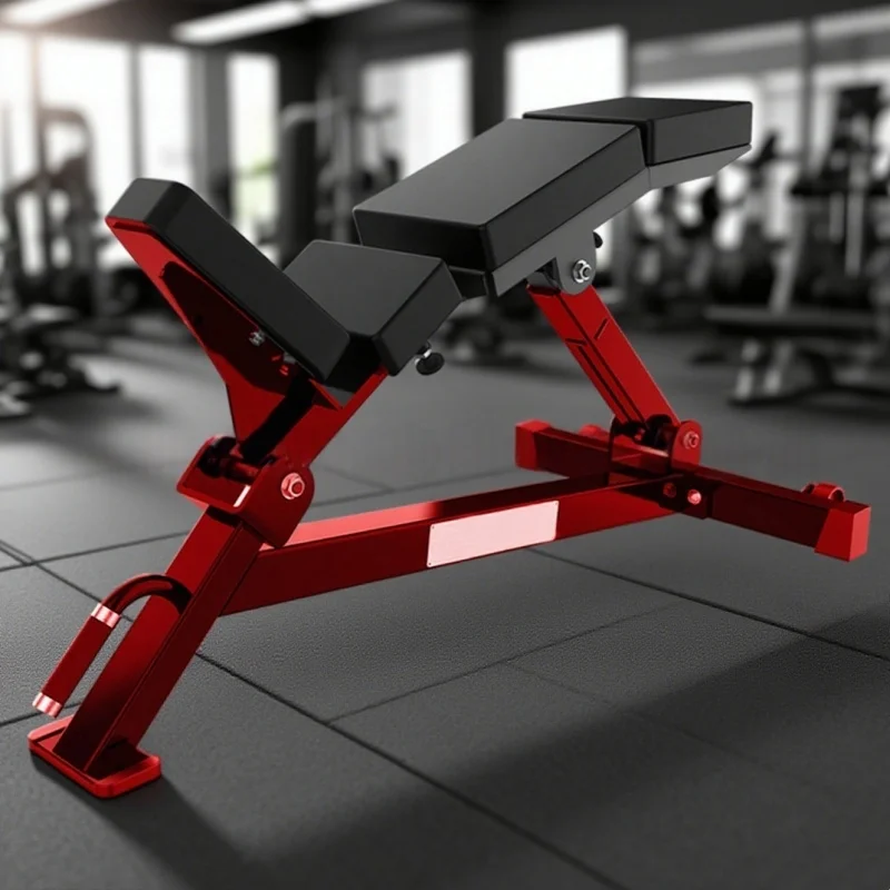 Commercial gym multi-functional adjustable waist tilt bench with reverse pedal machine Integrated Fitness Equipments