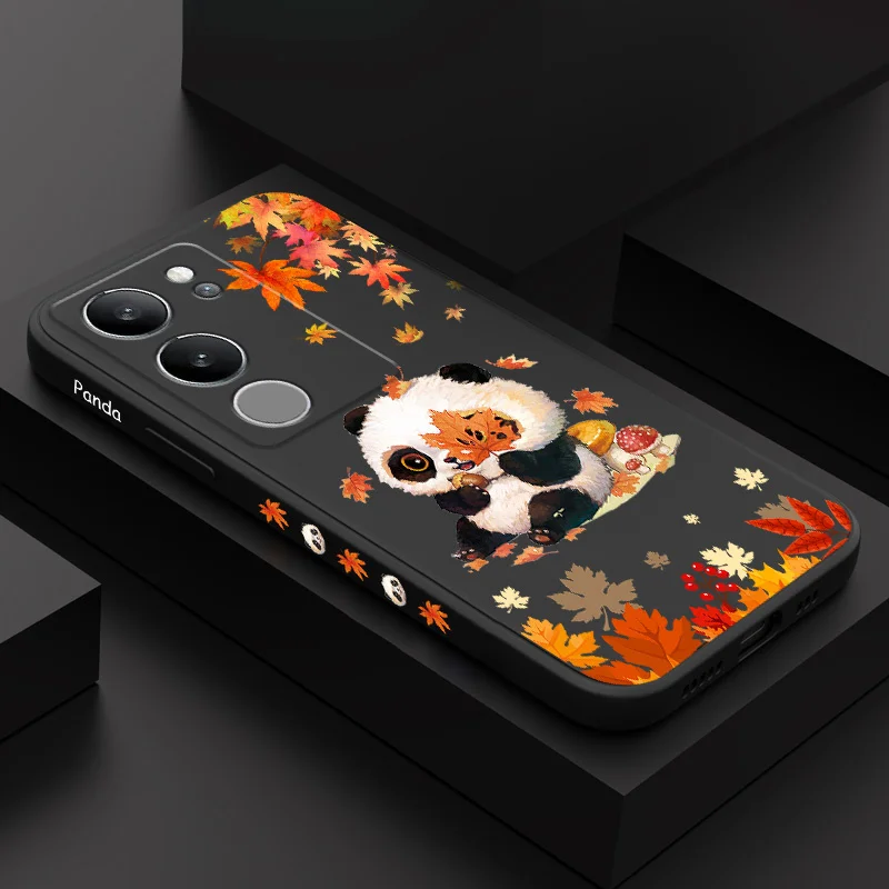 

Deciduous Panda Phone Case For VIVO V50 V40 V30 V29 V29E V27 V27E V25 V25E V23 V23E V21 V20 Y20 Y12 Y21 Y22 Pro 4G 5G Cover
