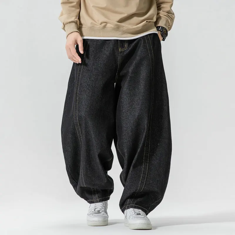 

Oversized Men Jeans Pants Loose Streetwear Wide Leg Jeans Male Casual Denim Trousers Men Fashion Plus Size 5XL