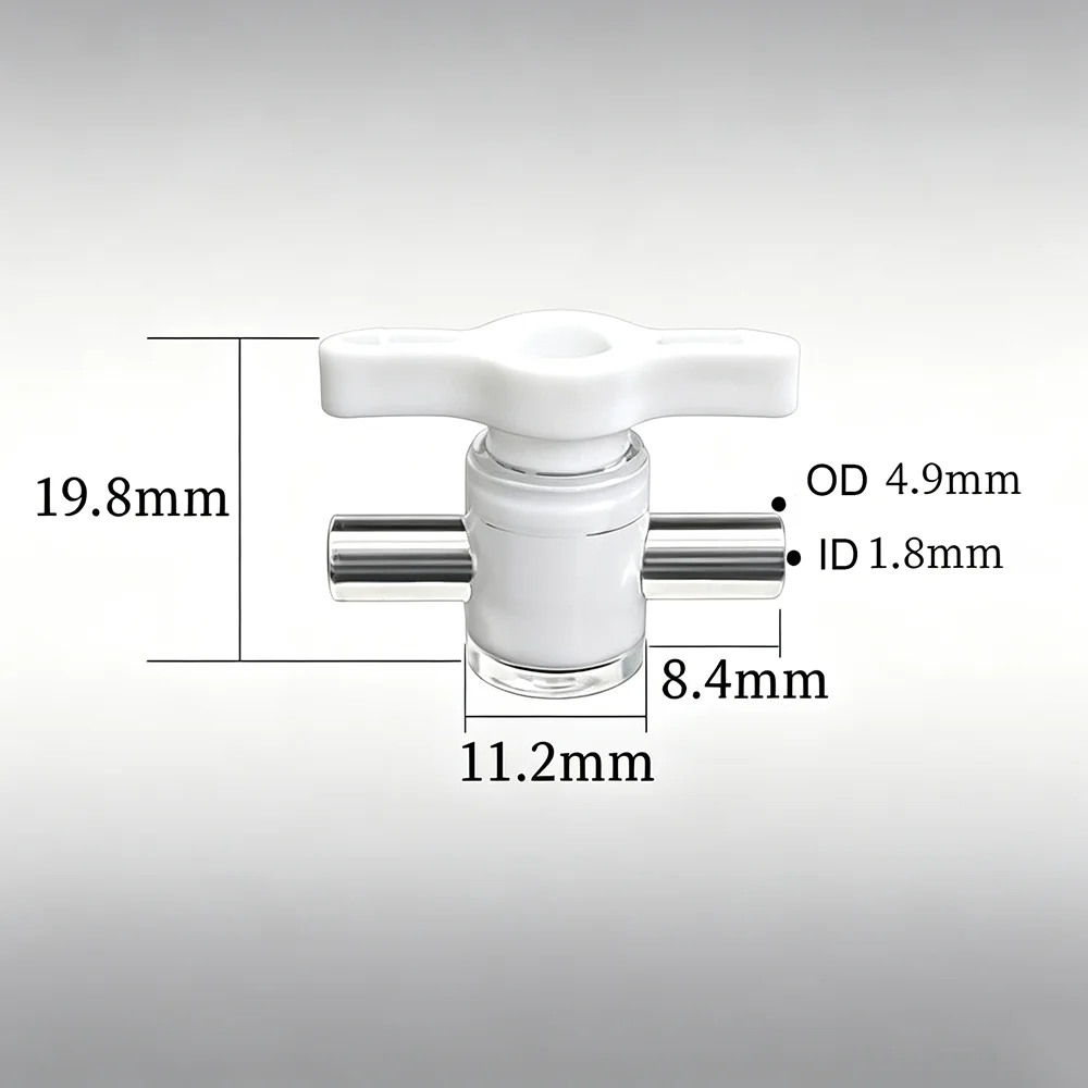 10PCS Short Two-Way Stopcock Medical Valve Surgical Equipment And Supplies