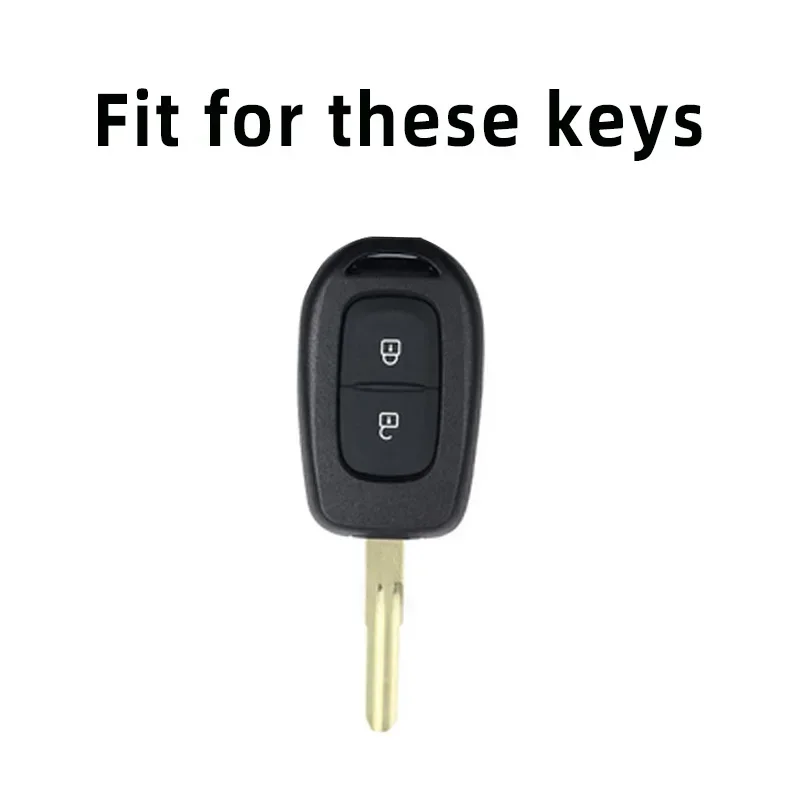 2 Buttons Car Remote Key Fob Cover Case for Renault Kwid Traffic Symbol for Dacia Sandero Logan Duster 2016 2017 2018