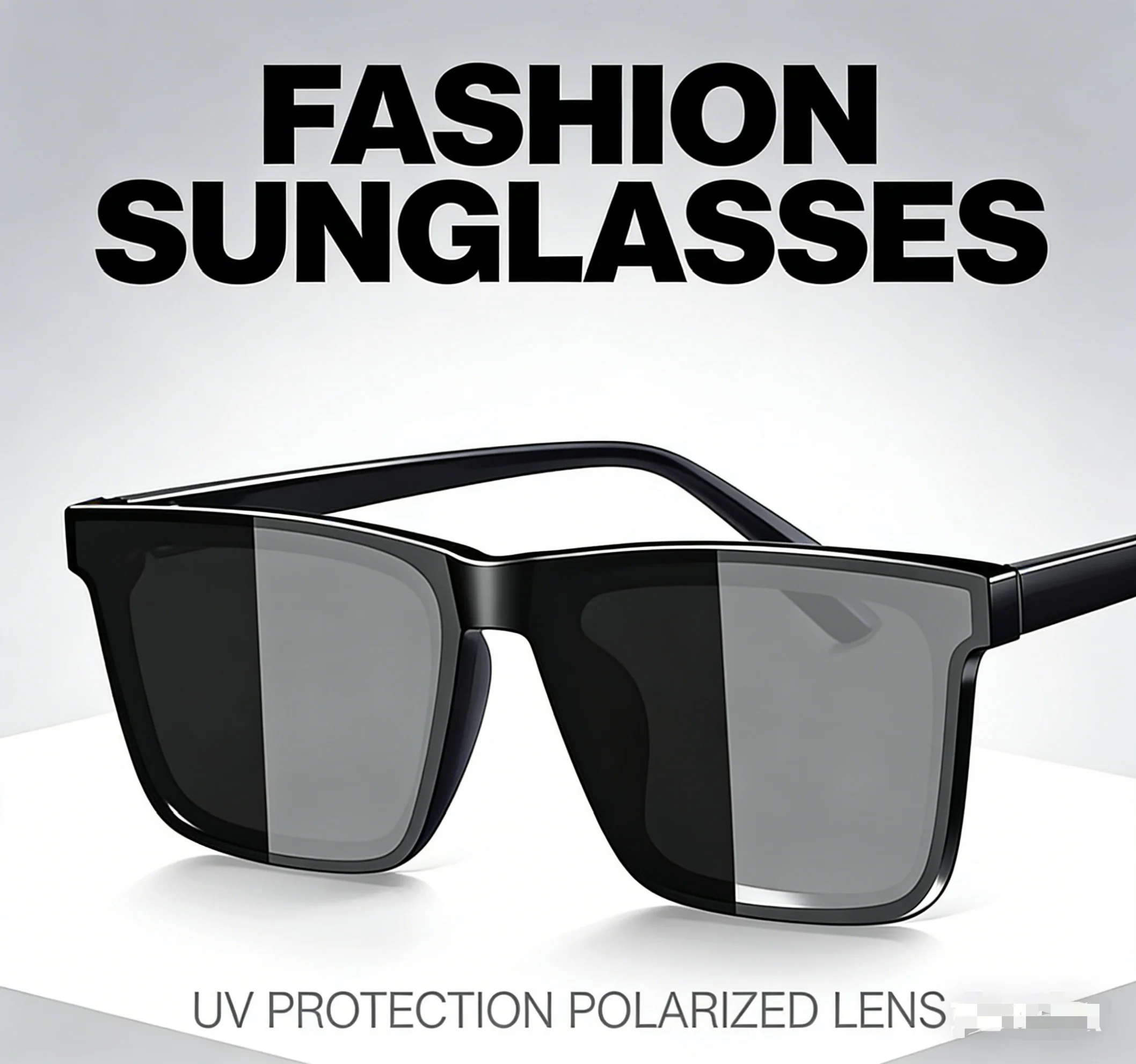 Óculos de Sol Polarizados Unissex Quadrados com Proteção UV400, Antirreflexo, Leves para Direção, Pesca, Ciclismo e Atividades ao Ar Livre, Tendência 2026