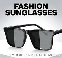 Unisex zonnebrillen 2026 nieuwe trend UV400 bescherming anti-verblinding lange montuur modieuze bril zonnebril heren lichtgewicht