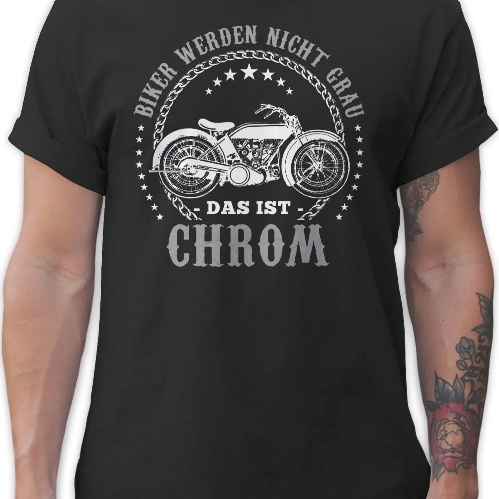 Футболка T Shirtracer, мотоциклетные аксессуары, байкерская одежда, мужская рубашка в винтажном стиле, хромированная, комфортная дизайнерская одежда.