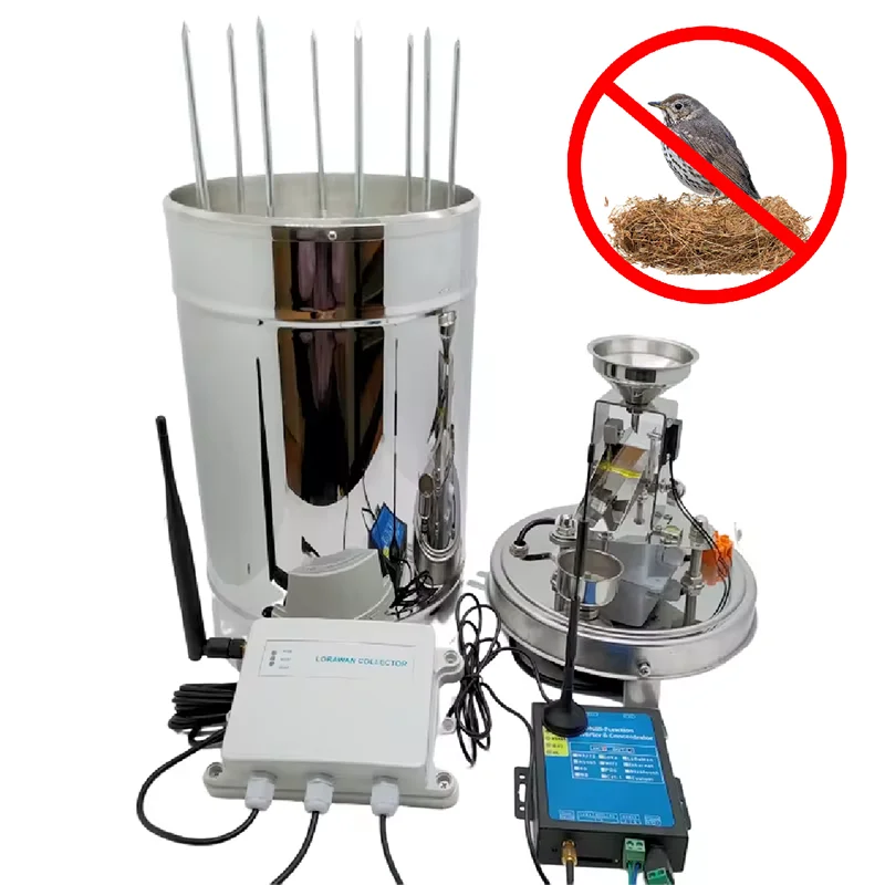 Jauge de pluie de joint de sortie en acier inoxydable, impulsion numérique, haute précision, Louisiana, RS485, 0.2mm