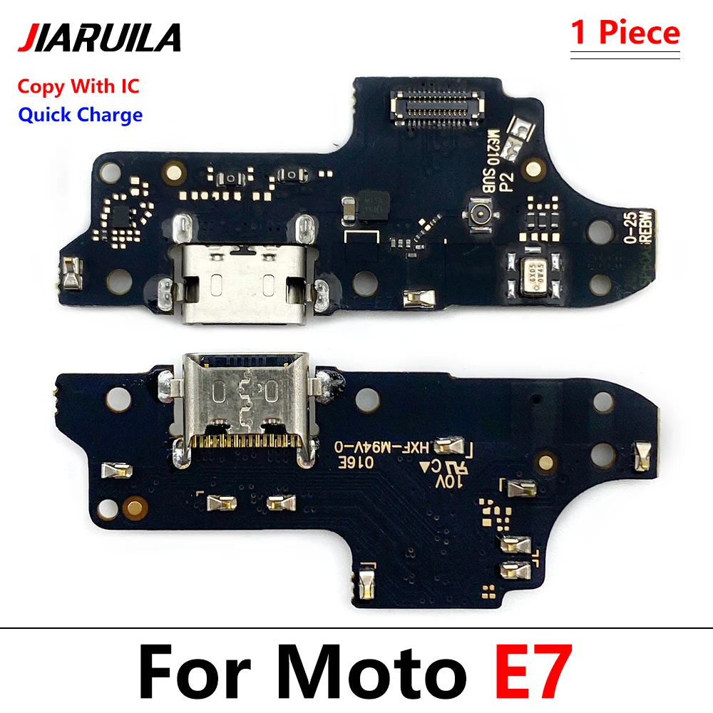 NEW USB Charger Dock Connector Board Fast Charging Port Flex For Moto One Fusion Action E6 E7 Plus E6s E6i E7I Power E7 Power