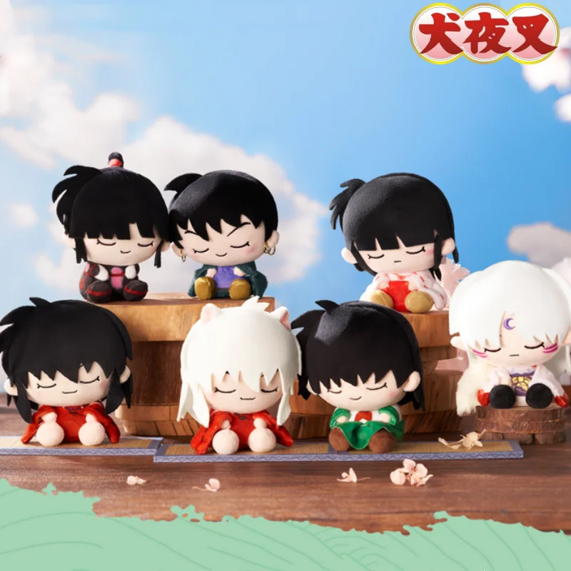 

Inuyasha Snoozy Buddy Vol.1 Series, плюшевая кукла в слепой коробке, аниме, периферийная фигурка, коллекция Sesshomaru Kikyou, подарки на день рождения