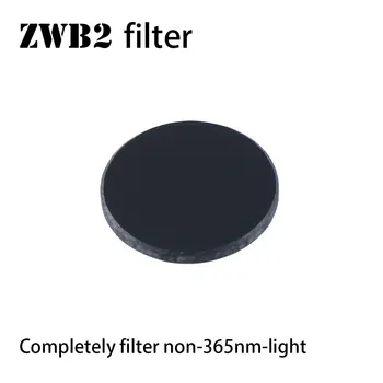 Convoy-Lampe de poche ZWB2, filtre pour ltlt+ ltPlus, diamètre de la torche 20.5mm, épaisseur 2mm, lumière visible, adapté aux UV 365nm