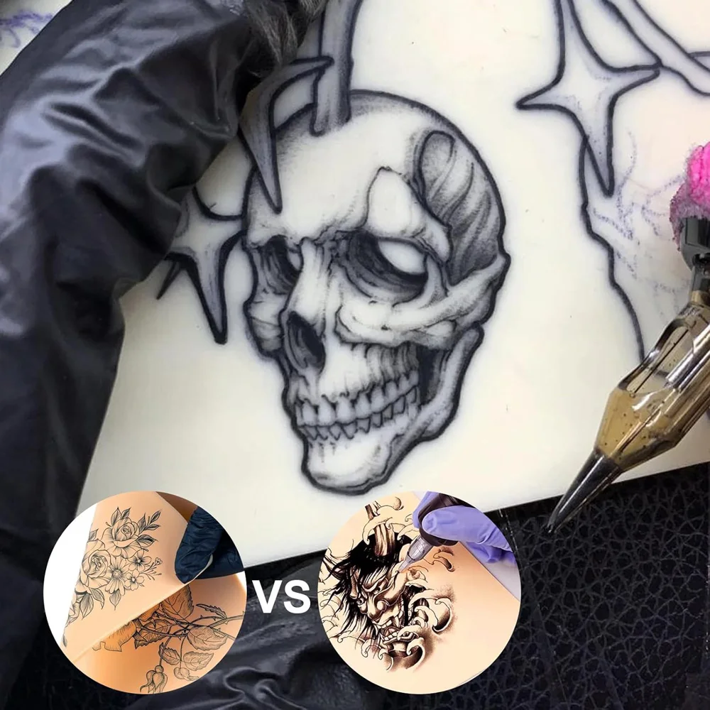 15/13/10/8/5/3/1 قطعة الوشم ممارسة الجلد فارغة وهمية الوشم الجلد الجلود الاصطناعية للمبتدئين الوشم الجلد وهمية أداة تمرين