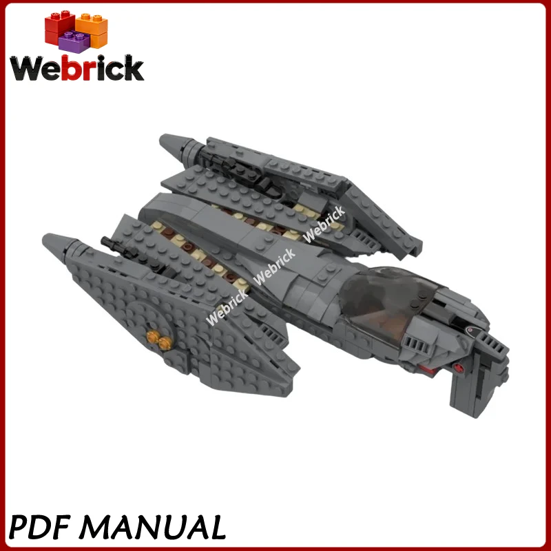 

Military Fighter Jet MOC Building Blocks Simulation Air Force Spaceplane Bricks Set Detailed Structure Desktop Display 326PCS