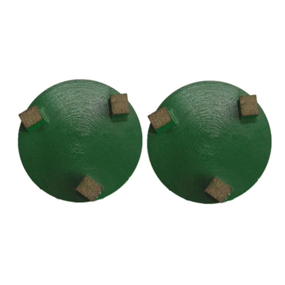 Disco abrasivo in metallo da 9 pezzi - Tampone secco D83 mm da 3 pollici con 3 segmenti cubici per smerigliatrice e lucidatura da pavimento