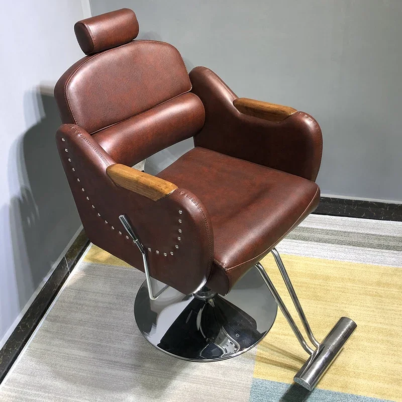 Nordic Aesthetic Comfortable Barber Chairs Space Saving Unique Salon Chairs Comfortable Chaise De Coiffure Salon Furniture