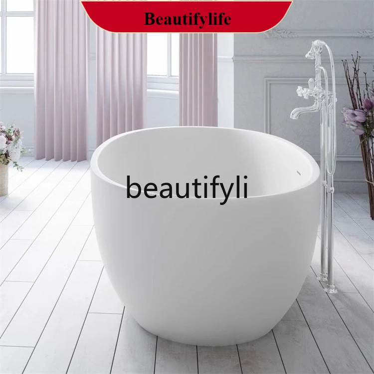 

F56 Color green thin edge, artificial stone freestanding hotel homestay home adult bathtub bath