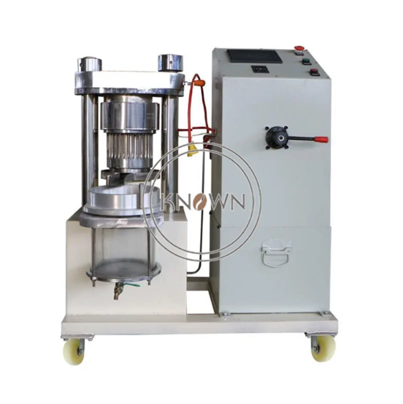 Household Hydraulic Fresh Olive Oil Press Automatic Sunflower Seed Sesame Peanut Soybean Oil Press Cold Oil Press Machine