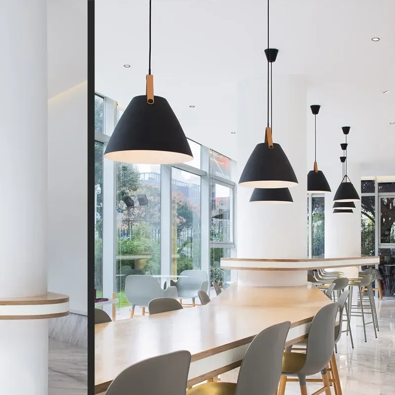 2025 Led Pendant Lights Modern Bedside Lamp Bar Counter Northern Restaurant Ceiling Chandelier Coffee Store Lamps For Kitchen Fi