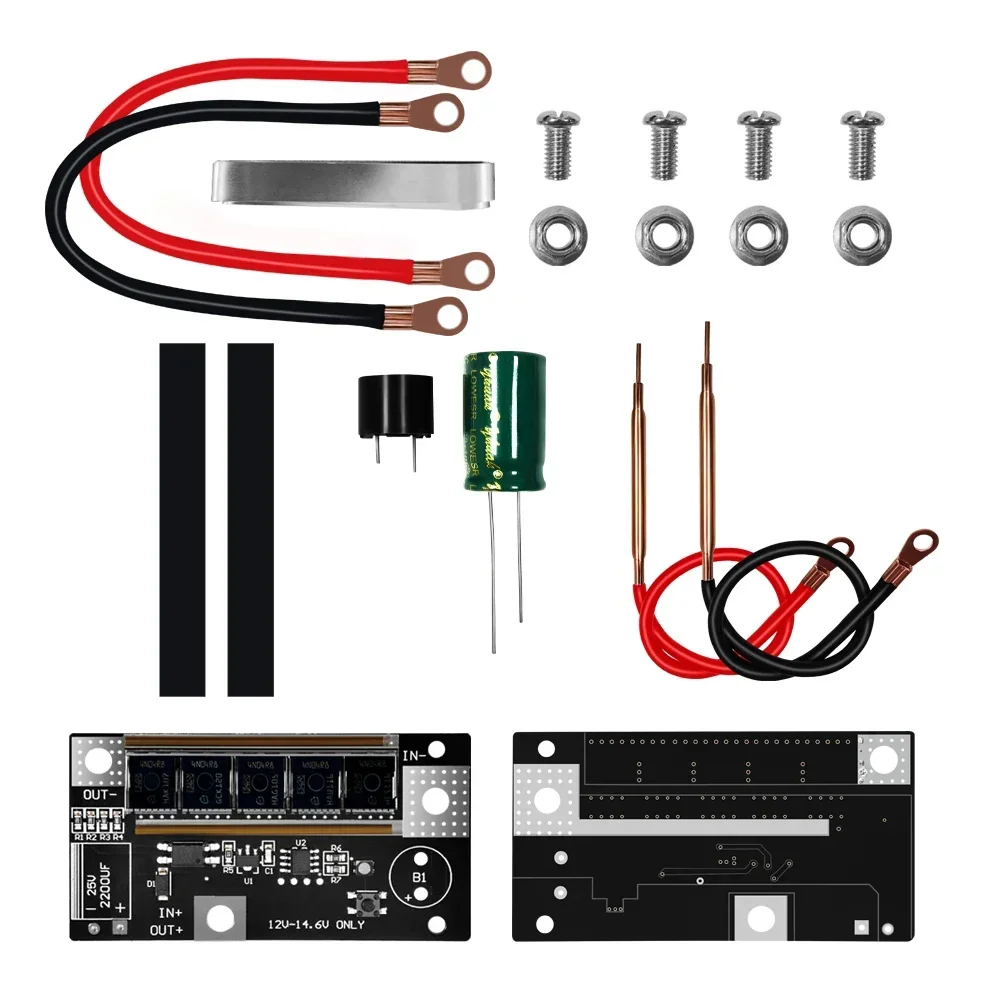 

Portable Spot Welder DIY Kit Assembly Controlboard Welding Equipment Circuit Board Heat Shrinkable Tube 4-gear Power Adjustable