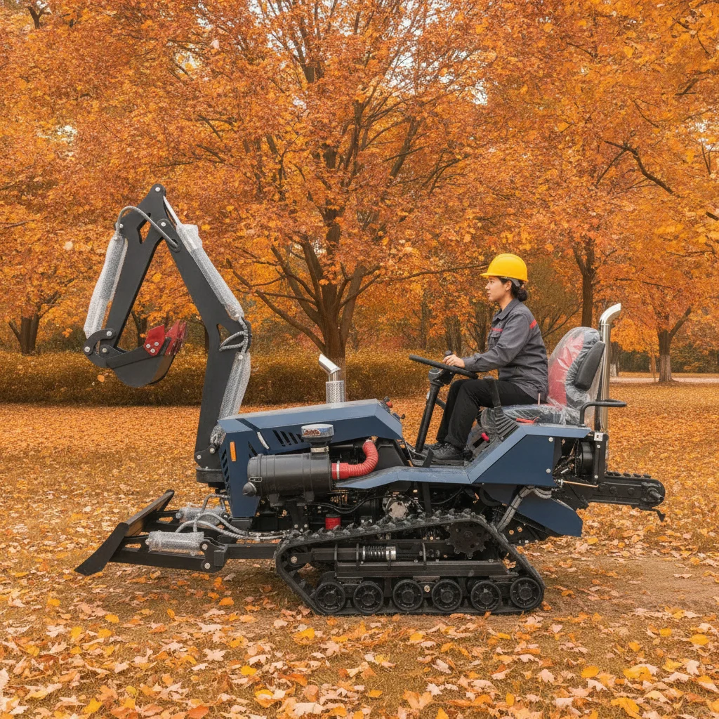 80HP Heavy Duty Agricultural Crawler Tractor Large Farm Track Tractor for Deep Plowing