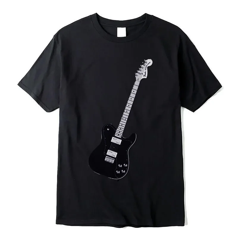 Legendary blues guitar special print street hip hop casual fashion street wear trend summer men women universal T-shirt image 3