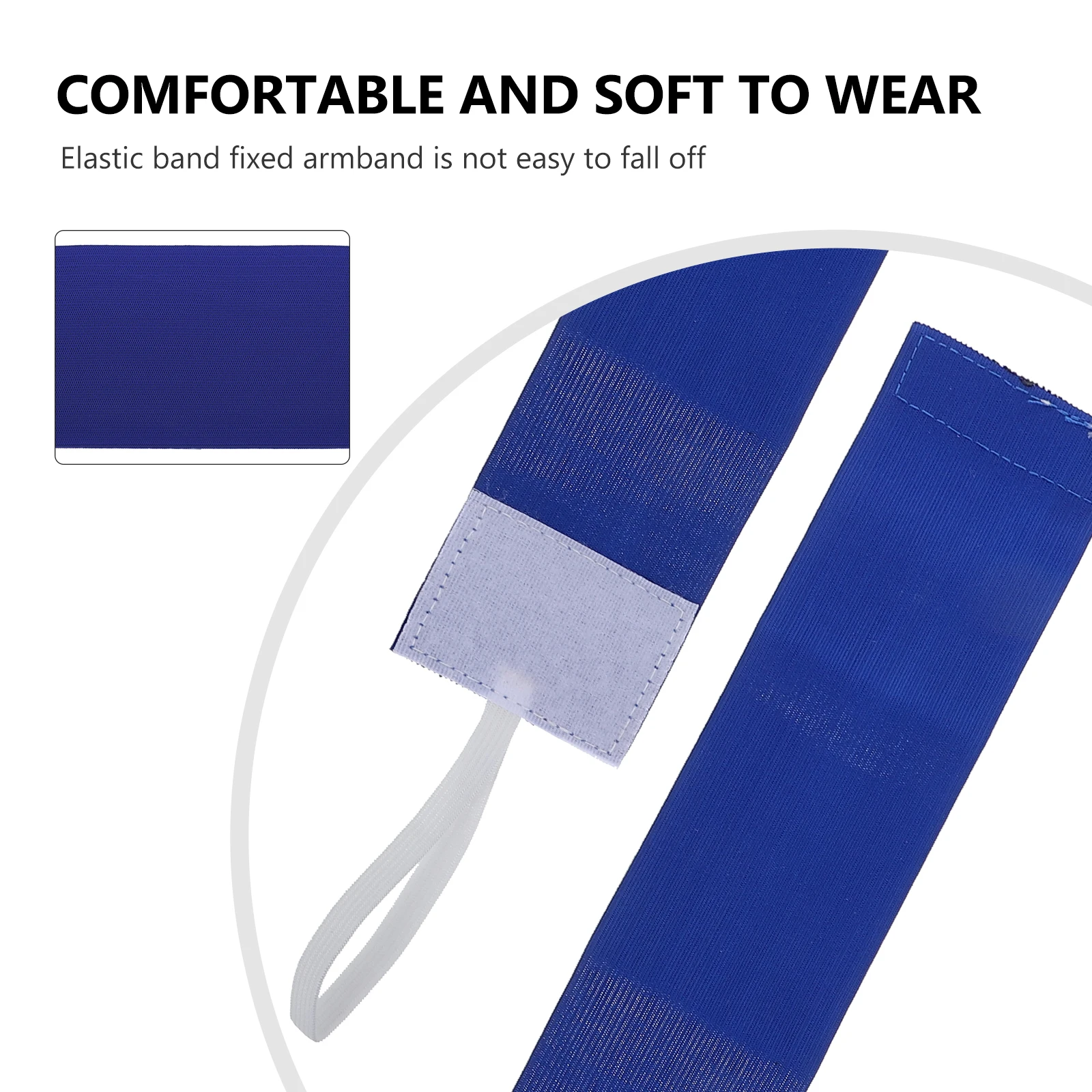 

5pcs Armband Captain'S Football Match Soccer Sports Adjustable Nylon Comfortable Non-Slip Unisex Team Leader Armbands