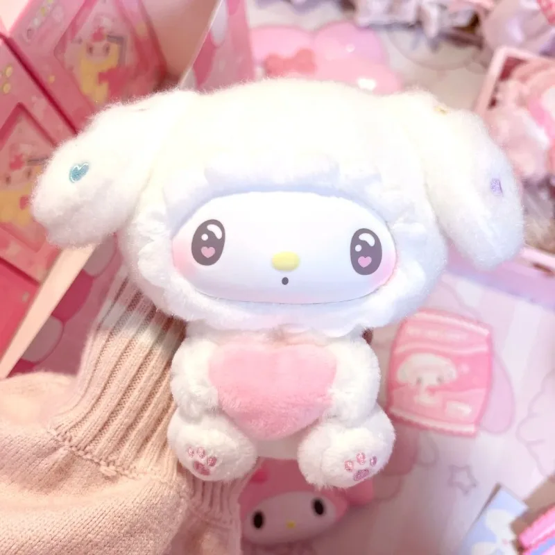 Venda quente sanrio minha melodia 50th aniversário leite doce série caixa cega vinil boneca de pelúcia kawaii saco pingente caixa mistério brinquedo presente