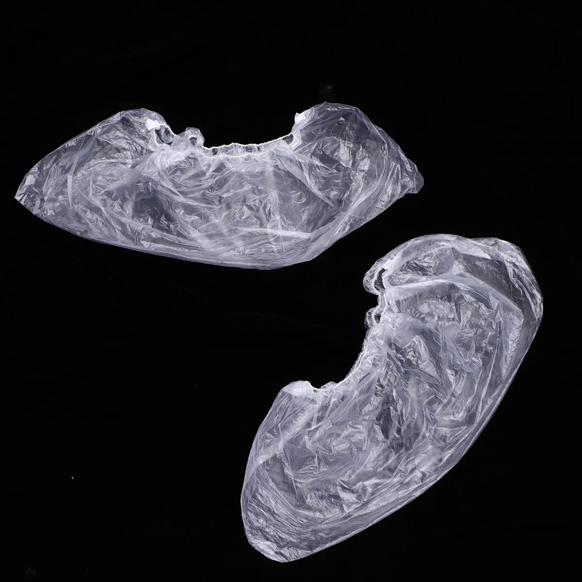 

200Pcs Plastic Disposable Shoe Covers Waterproof Dustproof Shoe Protector Cover Home Office Non Slip Adjustable Band