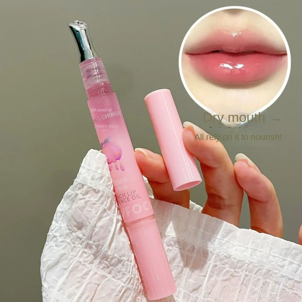 

Lip Plumper Sweet Lip Serum Персиковое прозрачное масло для губ Питательный макияж Бальзам для губ Уход за губами