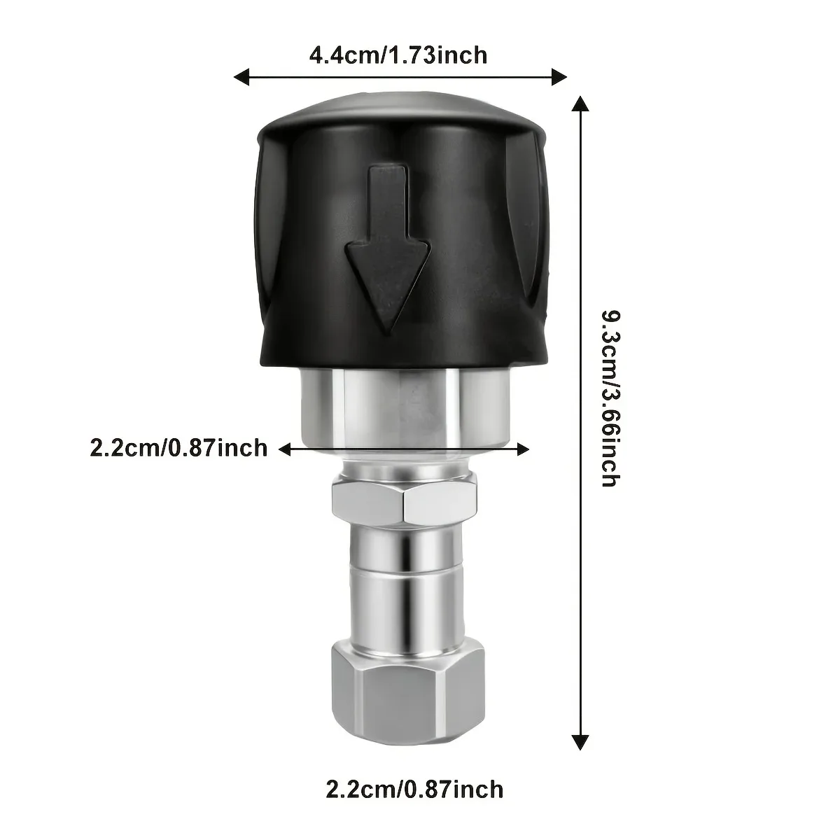 Stainless Steel 360 Degree Rotary Swivel Joint, Anti-Tangle Connector for Karcher K2-K7, Lavor, Parkside Pressure Washer