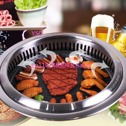 Electric Infrared Rotesitee Barbecue Grill Commercial Restaurant Indoor Smokeless Built in Table Top BBQ Electric Grills