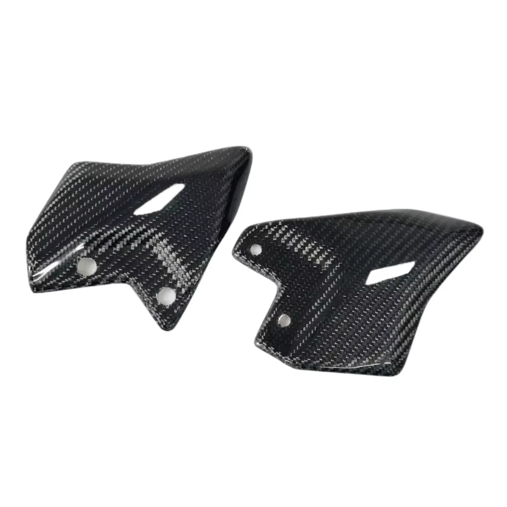 لكاواساكي نينجا 650 Z650 2017-2023 2024 ألياف الكربون دراجة نارية الملحقات الخلفية القدم كعب الحرس مسند القدمين أجنحة حامي