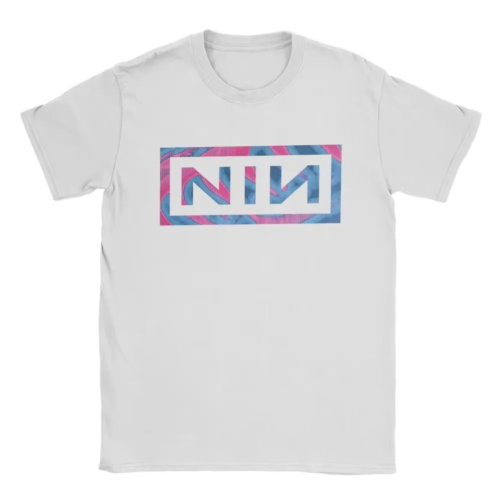 Nine Inch Nails NIN Men Cotton T Shirt Funny Tee Shirt Short Sleeve Round Collar Women T-Shirt Pure Cotton Gift Idea Clothes