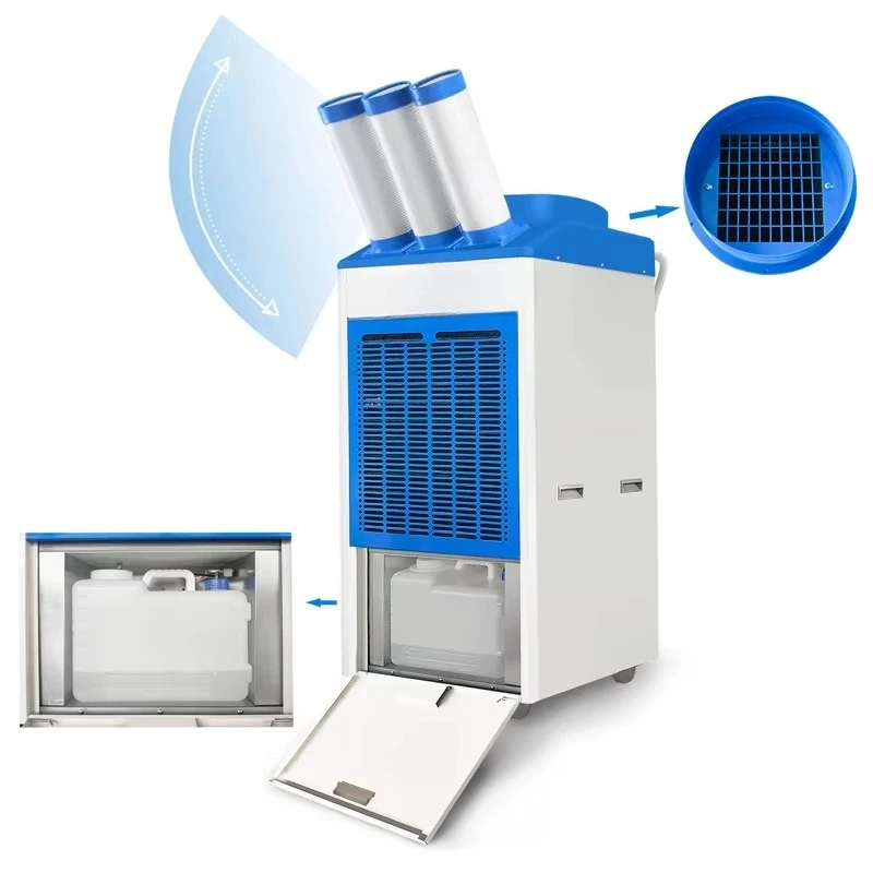 36000BTU 3 toneladas ar condicionado comercial climatizador industrial portátil ar condicionado portátil