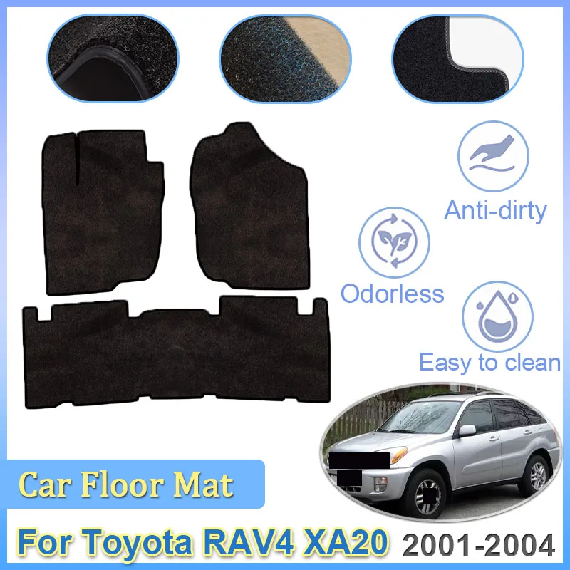 

For Toyota RAV4 XA20 RAV 4 2001 2002 2003 2004 Car Floor Mats Rugs Panel Carpets Cape Cover Foot Pads Auto Interior Accessories