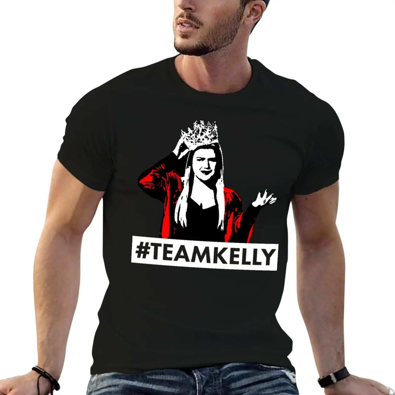 

TEAM KELLY CLARKSON T-Shirt man t shirt cotton anime t shirts for man t shirts for man cotton soft T-Shirt