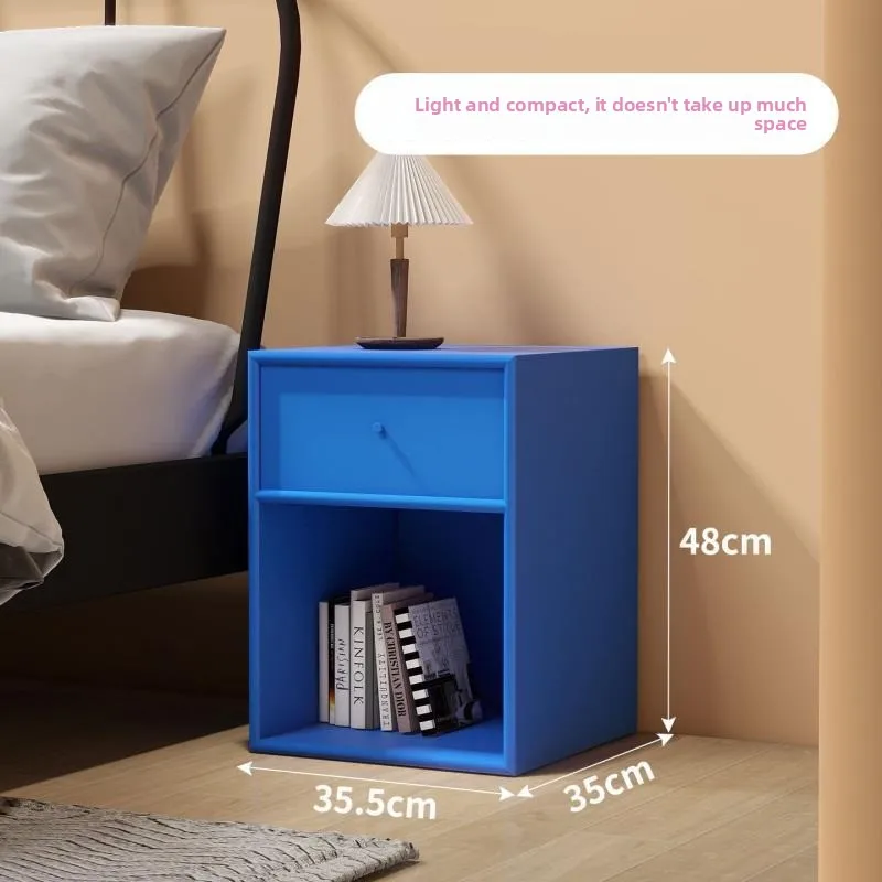Bedside table Modern simple household bedroom Solid wood bedroom cabinet