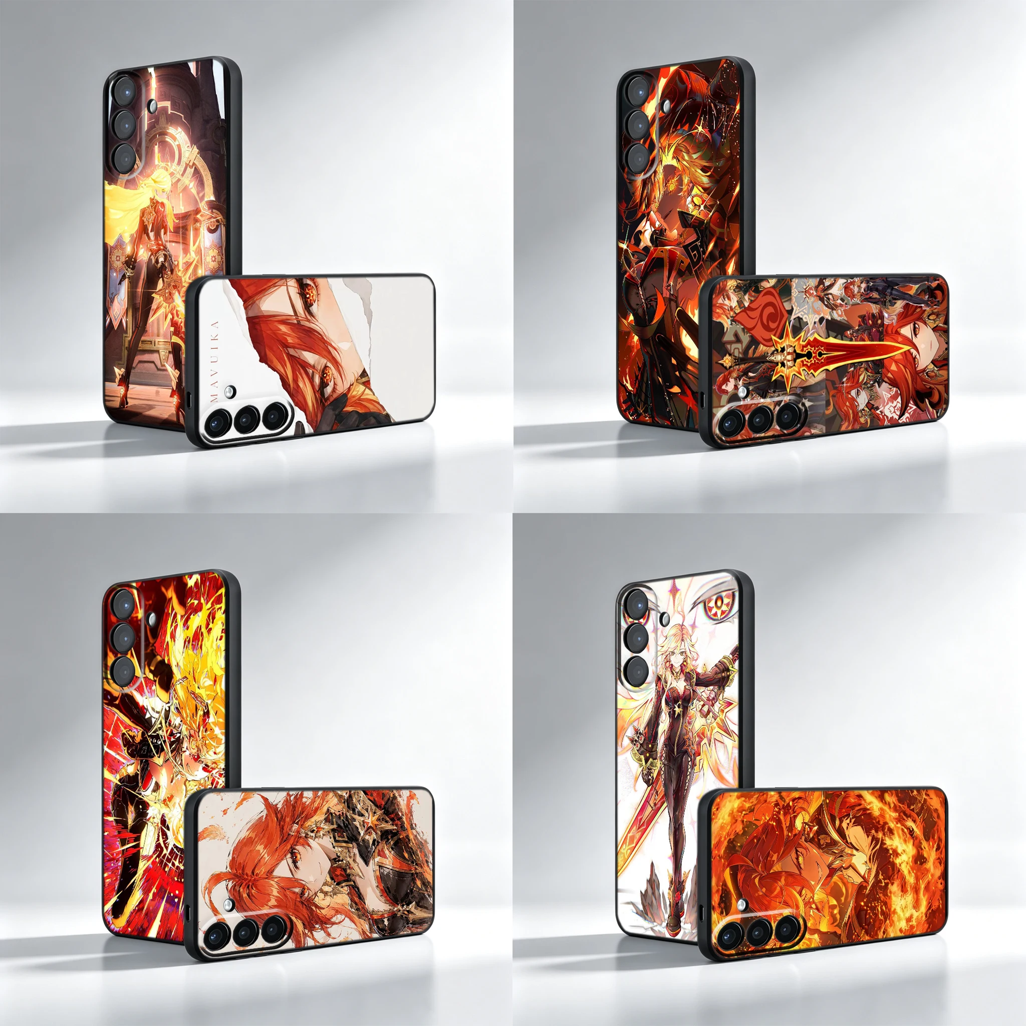 Genshin Impact Mavuika Phone Case For Samsung A16 A26 A27 A37 A56 A57 A05S A06 A04S A55 A54 A35 A34 A25 A24 A15 A14 A71 A51 A50S