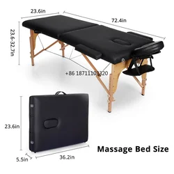 Mesa de masaje multifuncional de Color negro, cama de masaje para salón de belleza, cubierta de Spa, precio barato
