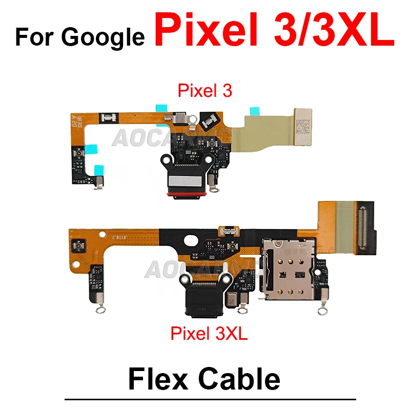 Charger Dock  For Google Pixel 2 3 4 XL 2XL 3XL 4XL 4A 4G 5G USB Charging Port Flex Cable Replacement Part