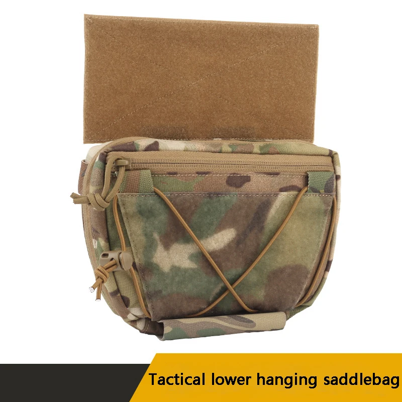 

Tactical Hanging Bag, Magic Tape Camo Tactical Vest Accessories, Single-shoulder Multi-purpose Bag Multi-function Dual-use