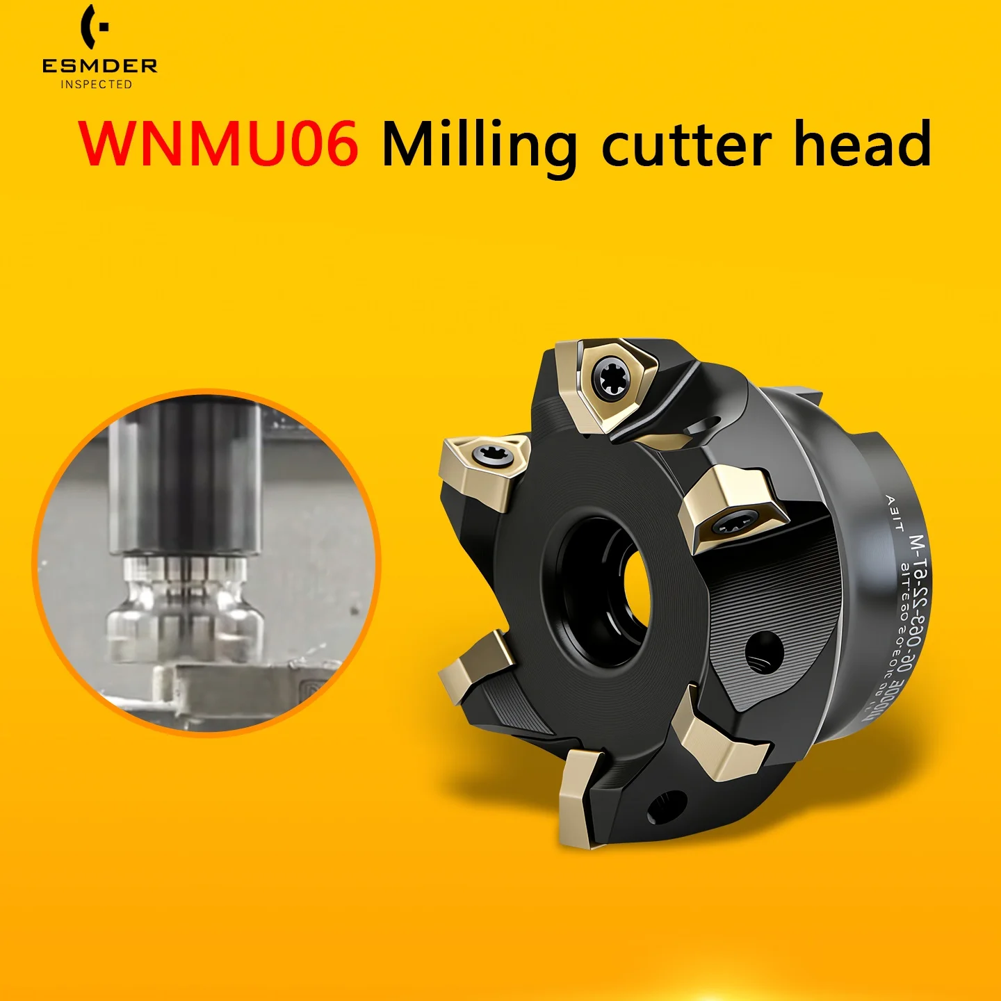 CNC WNMU060408 double-sided milling cutter and corresponding milling cutter head milling cutter rod  Lathe Tools